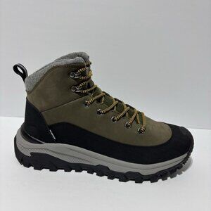 Uovo Men’s Monte Waterproof Boots Khaki, Size 11.5 M